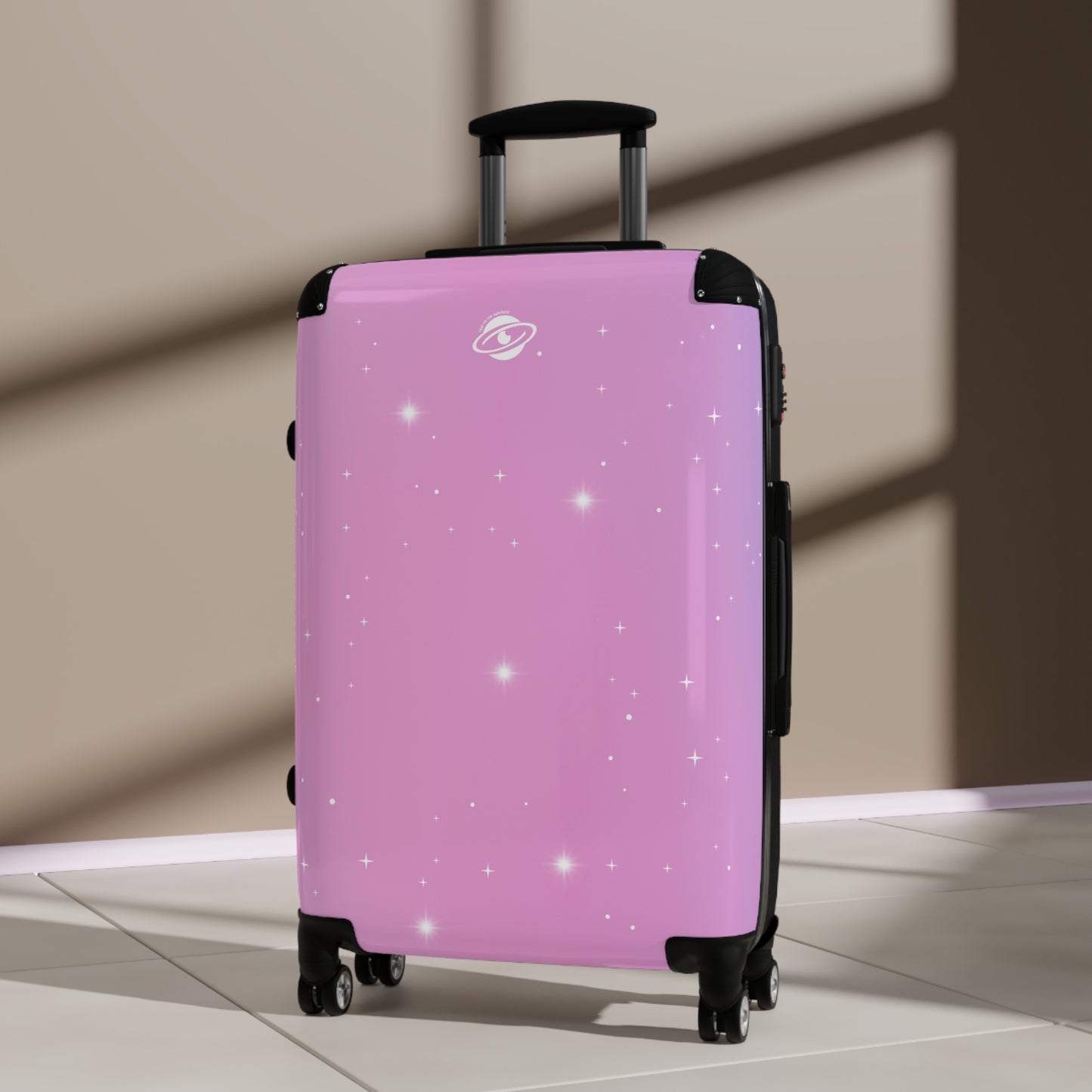 Pretty In Pink Check-In Suitcase