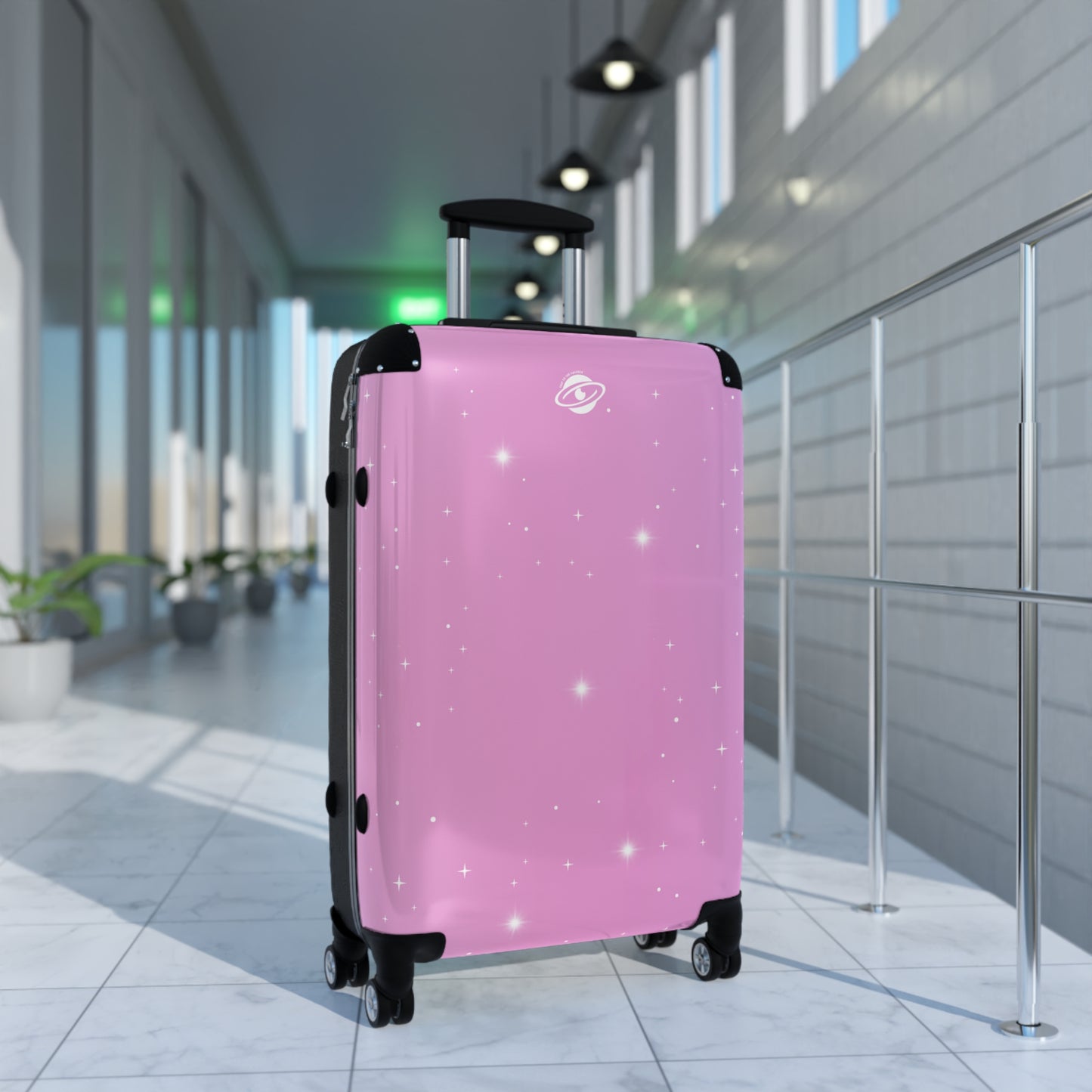 Pretty In Pink Check-In Suitcase