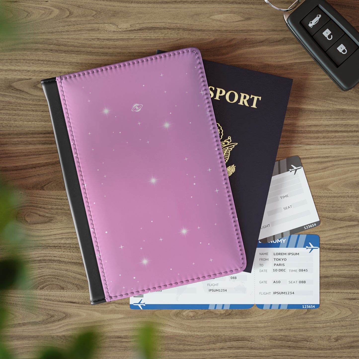 Pretty In Pink Passport Cover