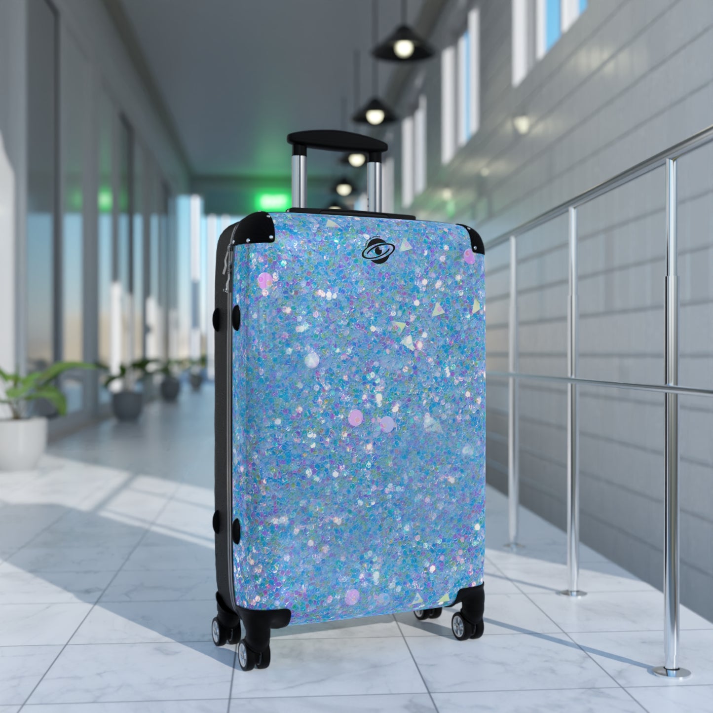All That Glitters Check-In Suitcase