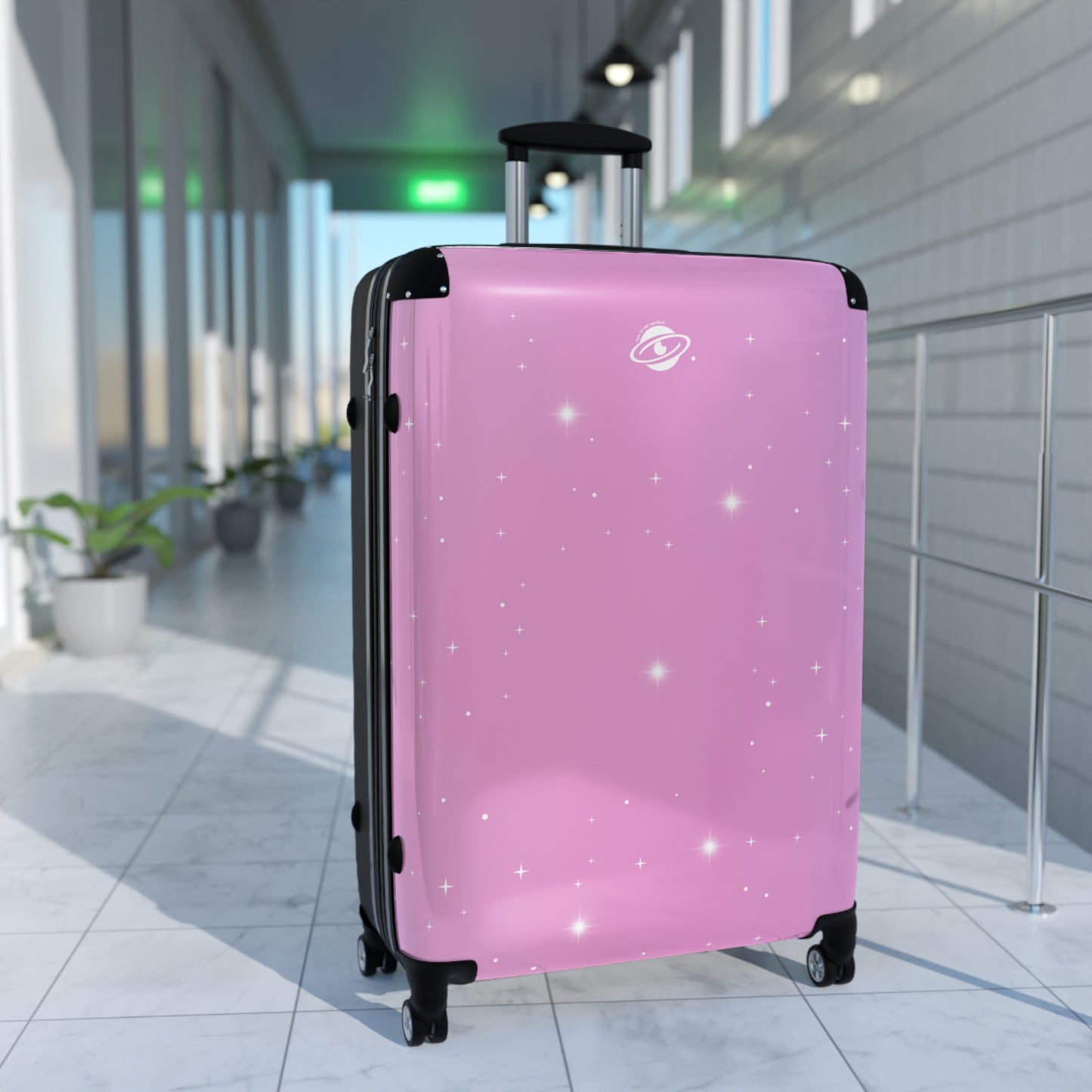 Pretty In Pink Check-In Suitcase