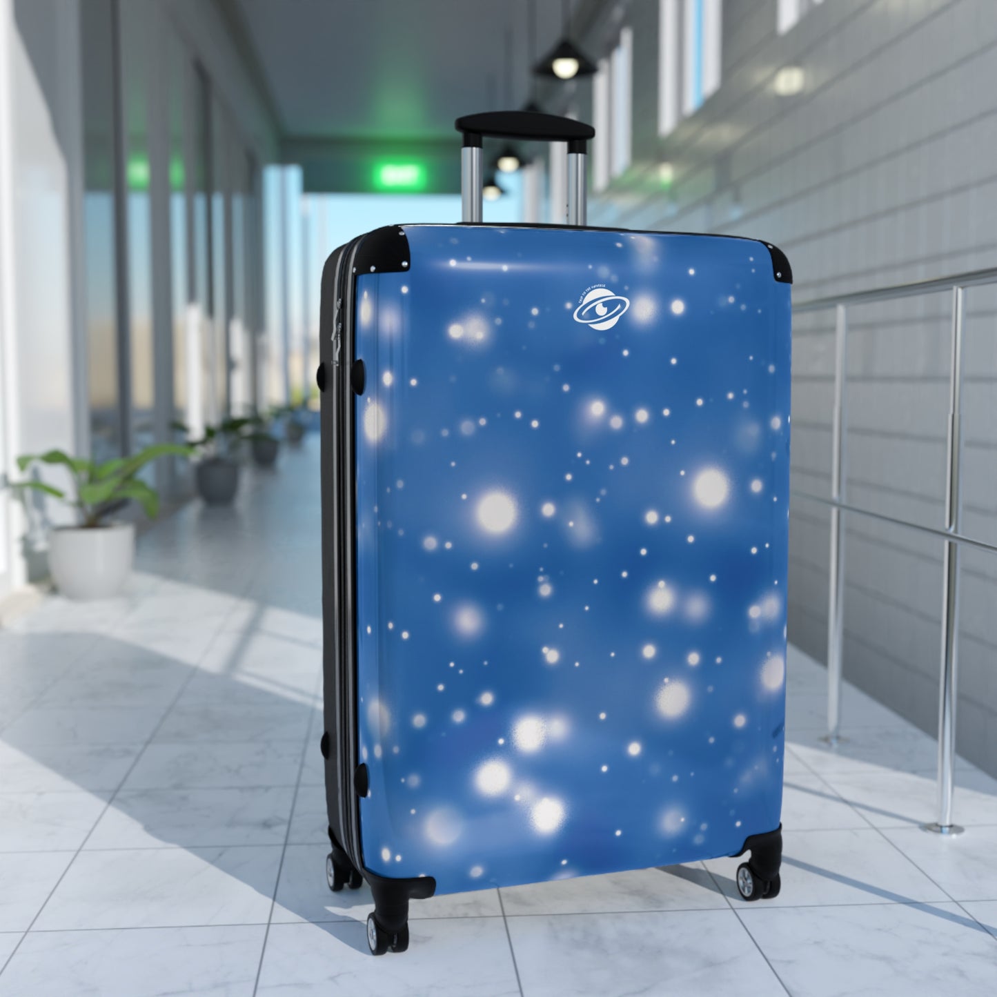 Blue Cookie Check-In Suitcase