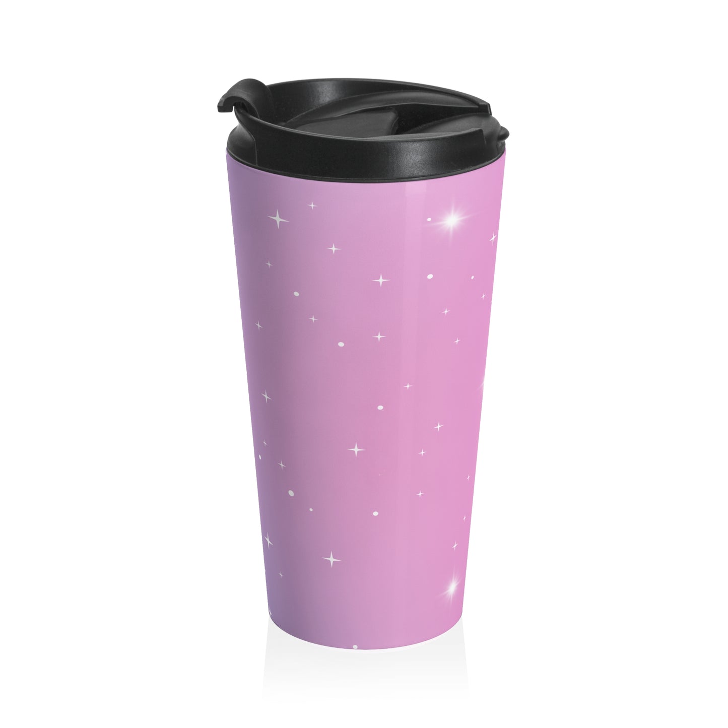 Pretty In Pink Stainless Steel Travel Mug