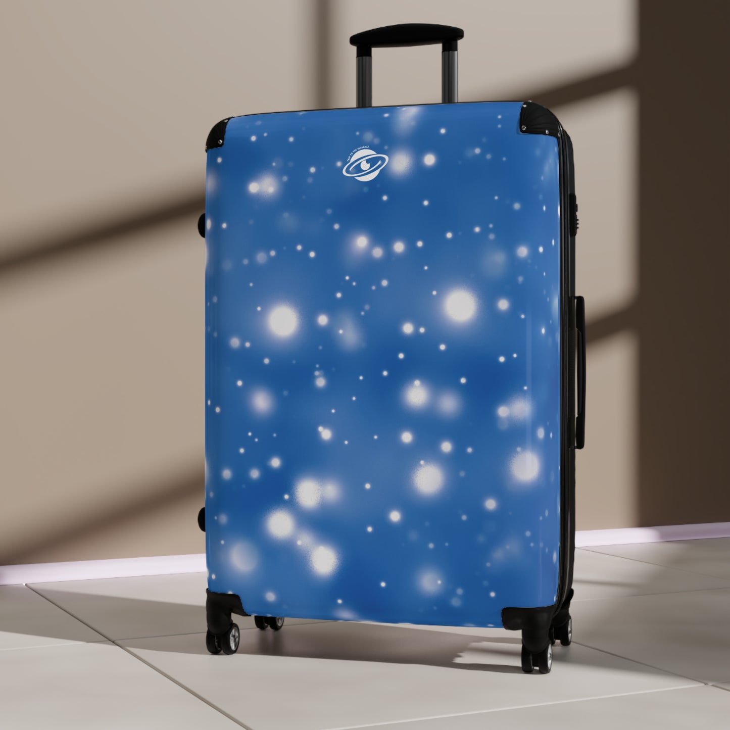 Blue Cookie Check-In Suitcase