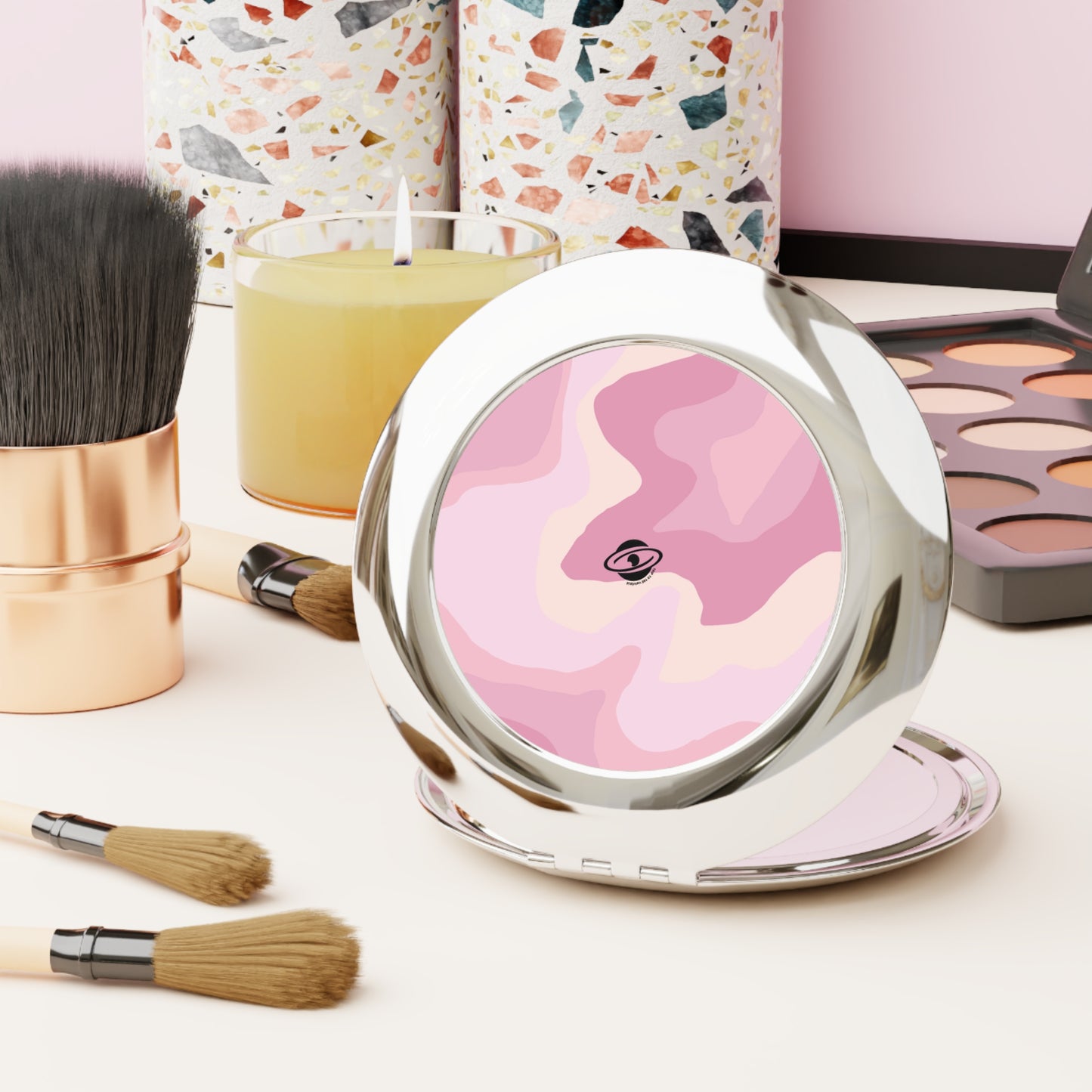 Strawberry Fields Travel Mirror