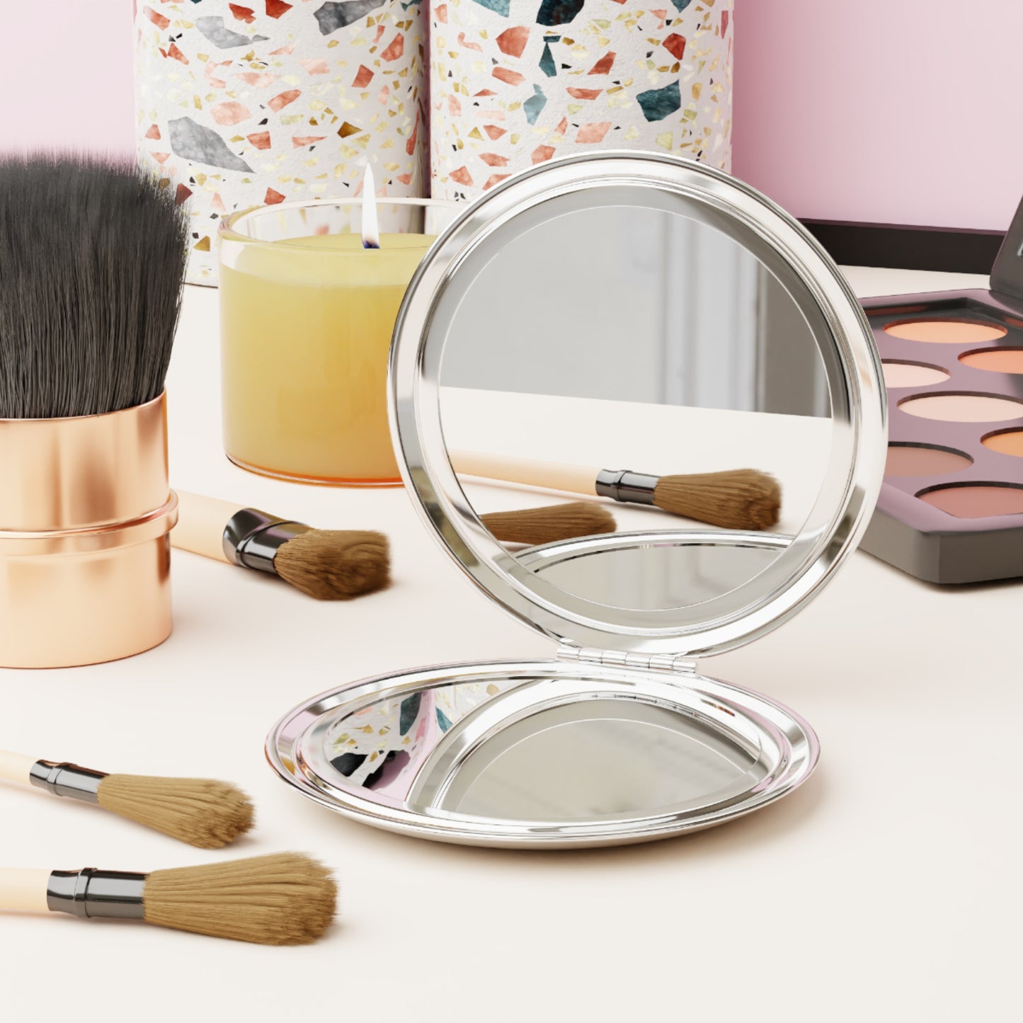 Strawberry Fields Travel Mirror