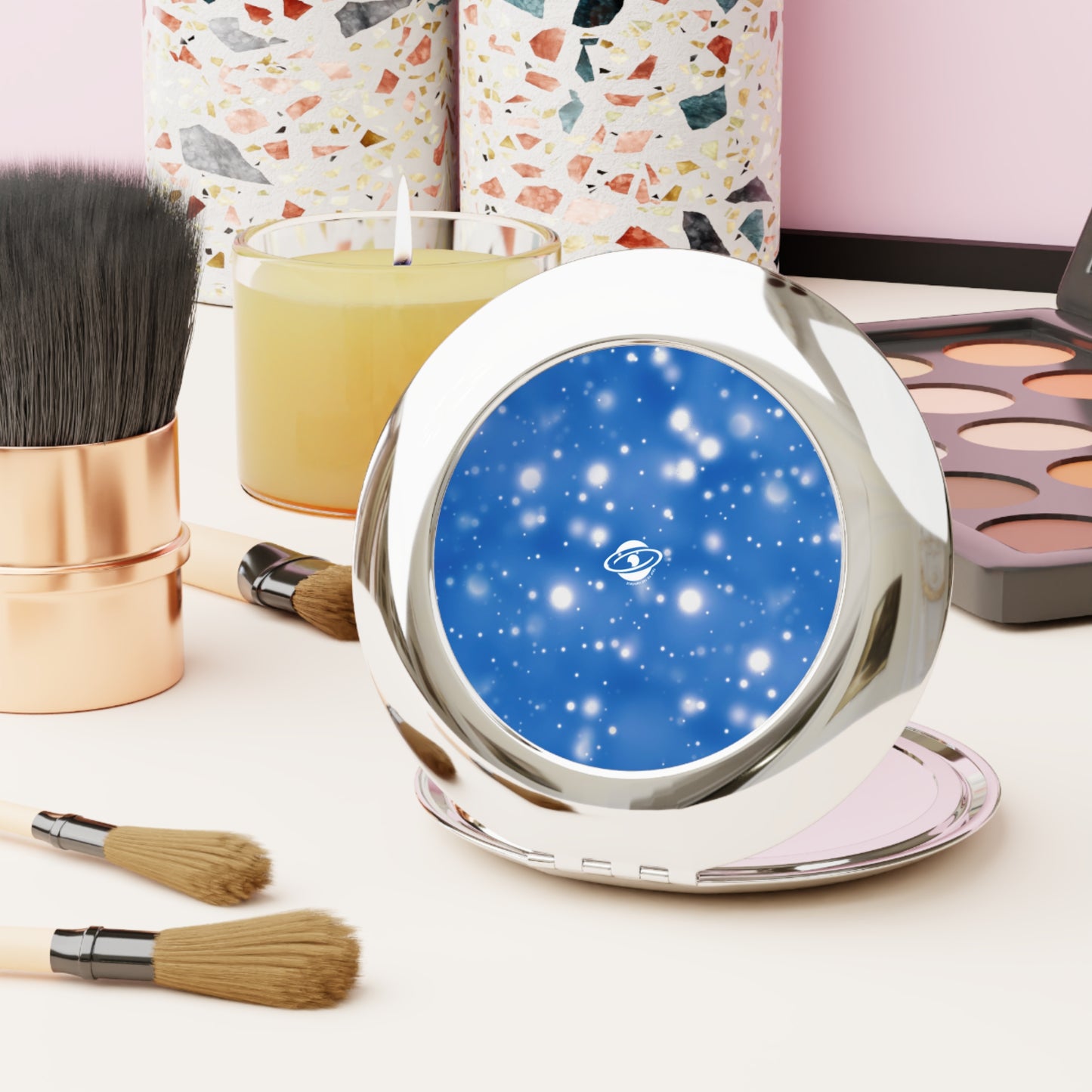 Blue Cookie Travel Mirror