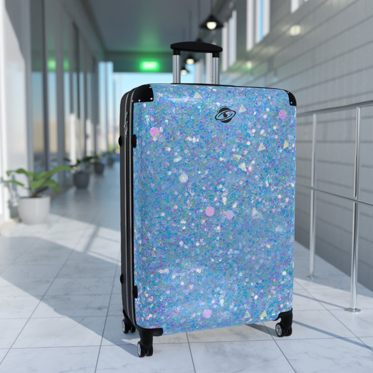All That Glitters Check-In Suitcase