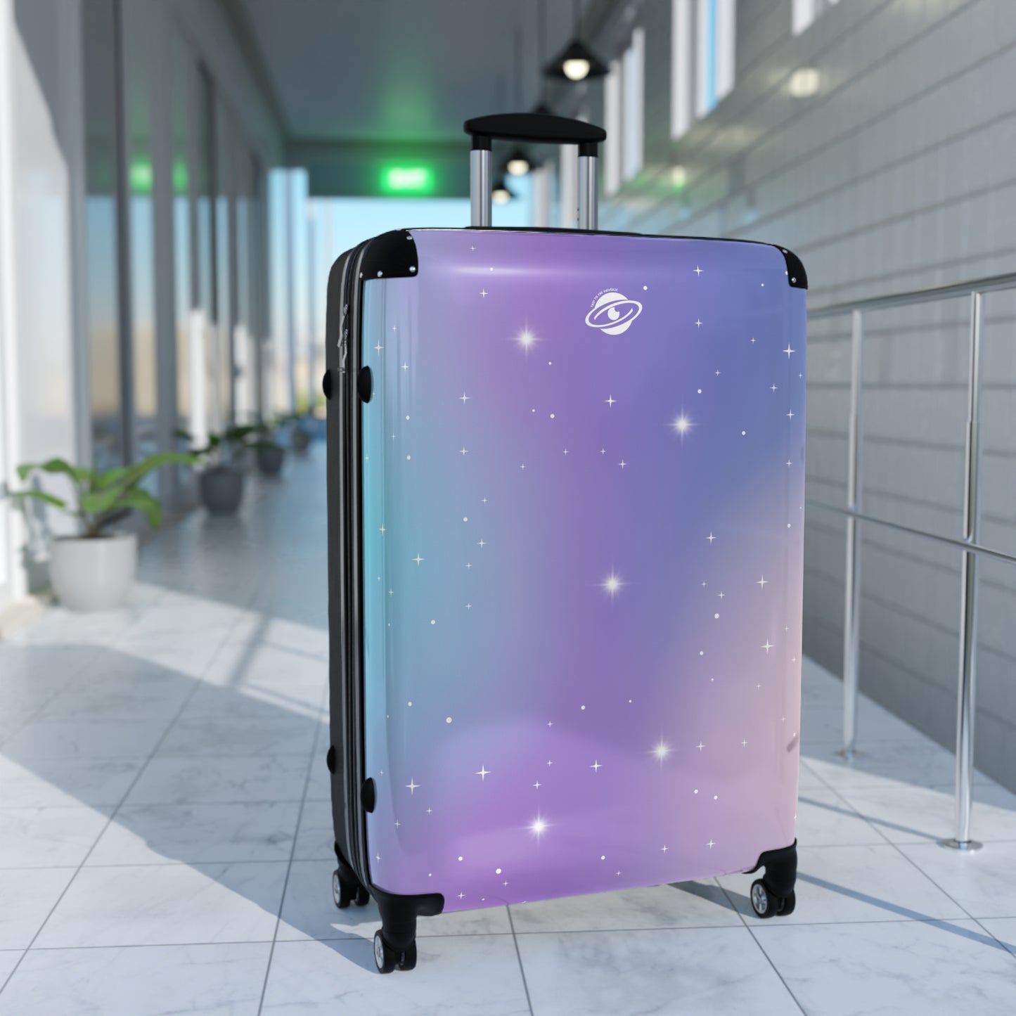 Purple Rain Check-In Suitcase