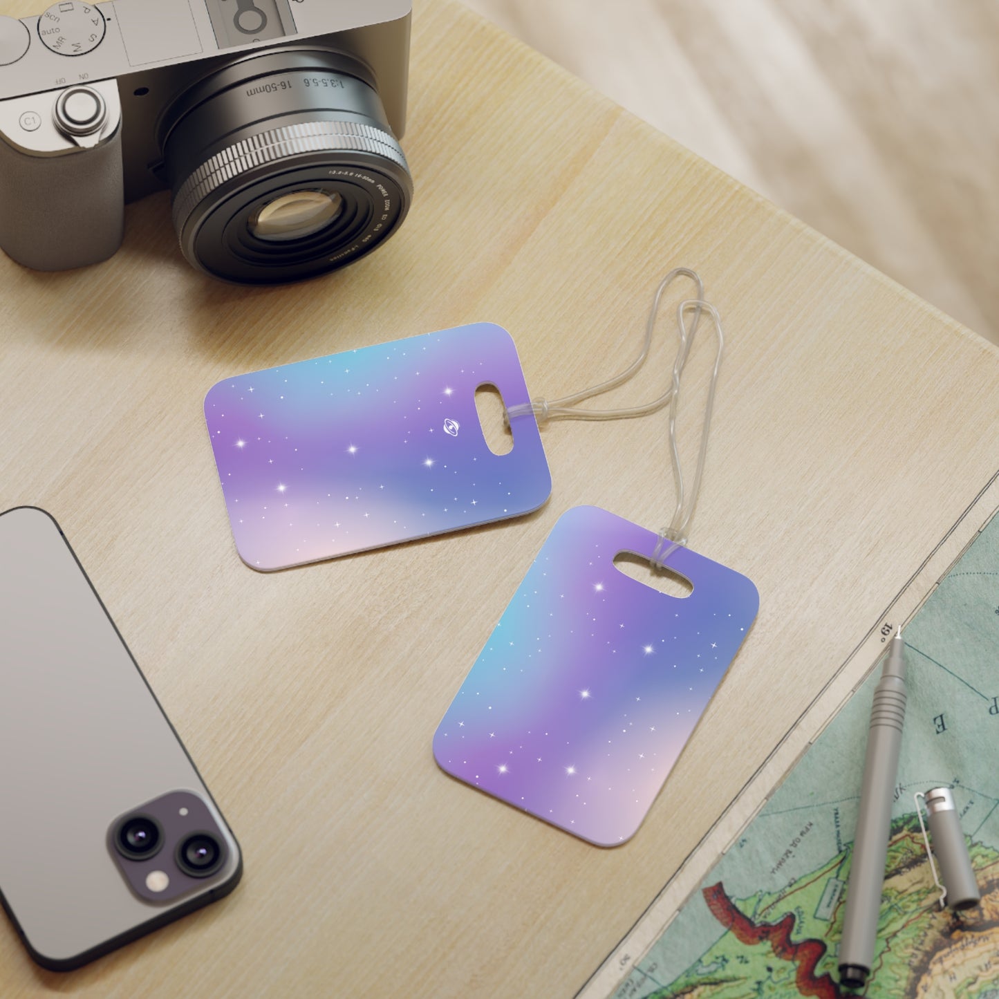 Purple Rain Luggage Tag