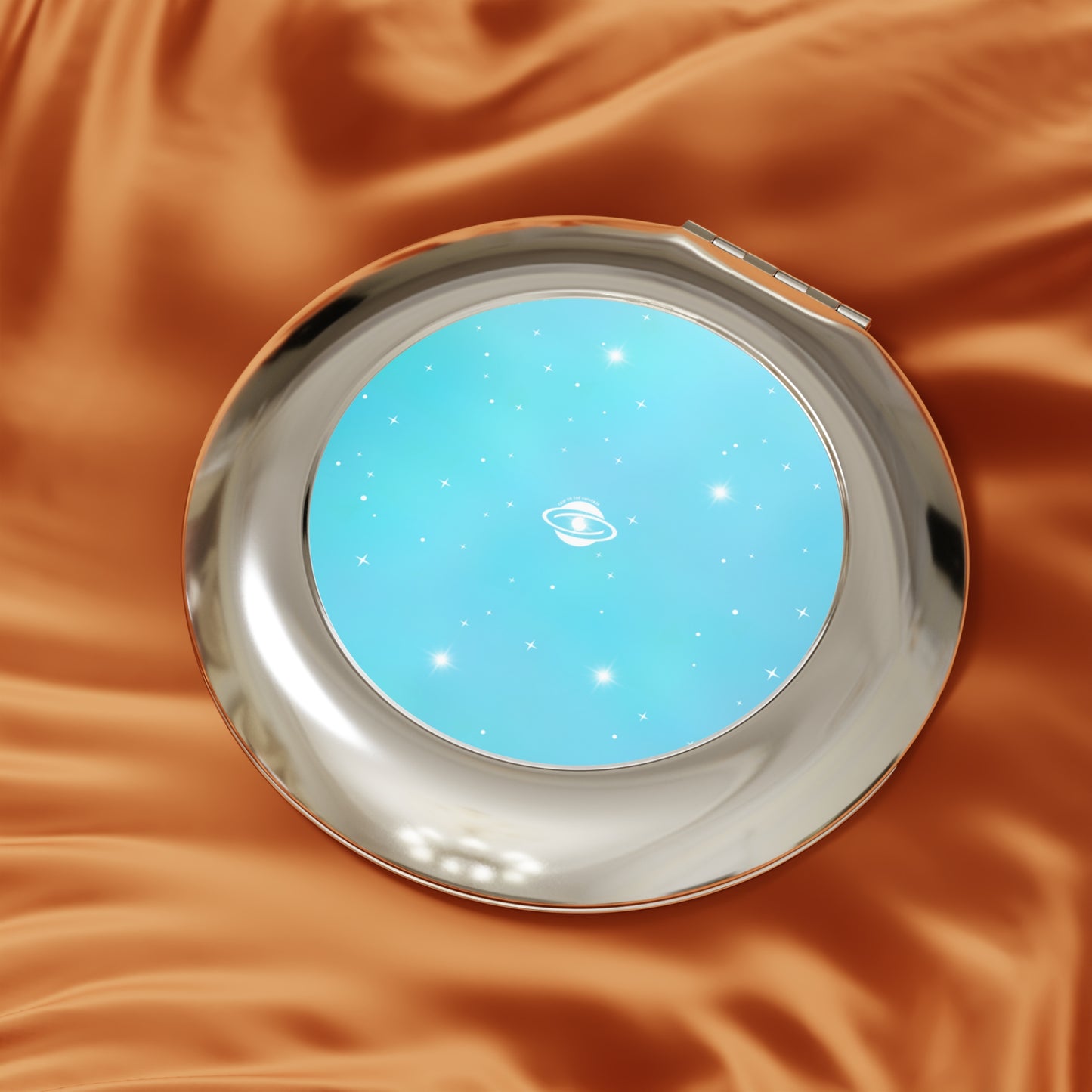 Baby Blue Travel Mirror