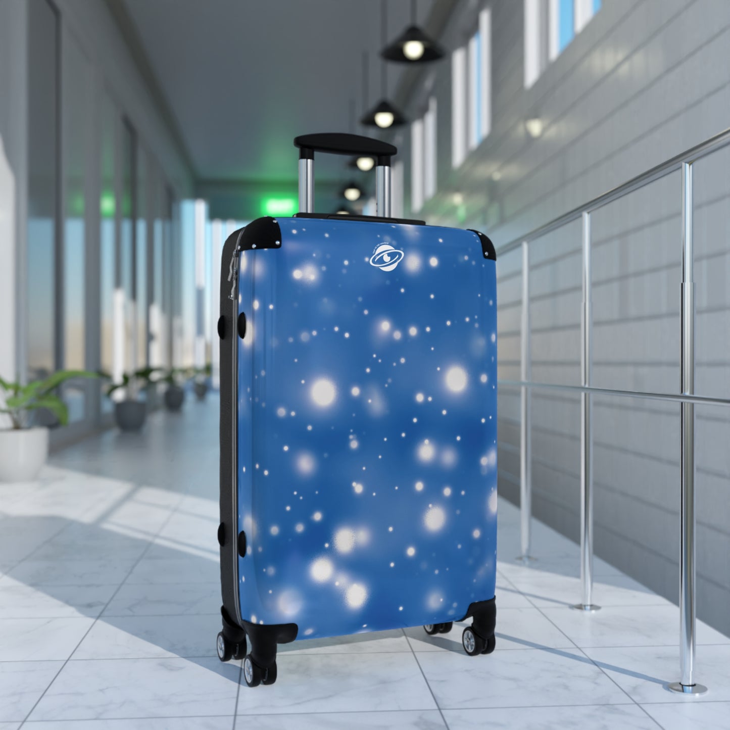Blue Cookie Check-In Suitcase