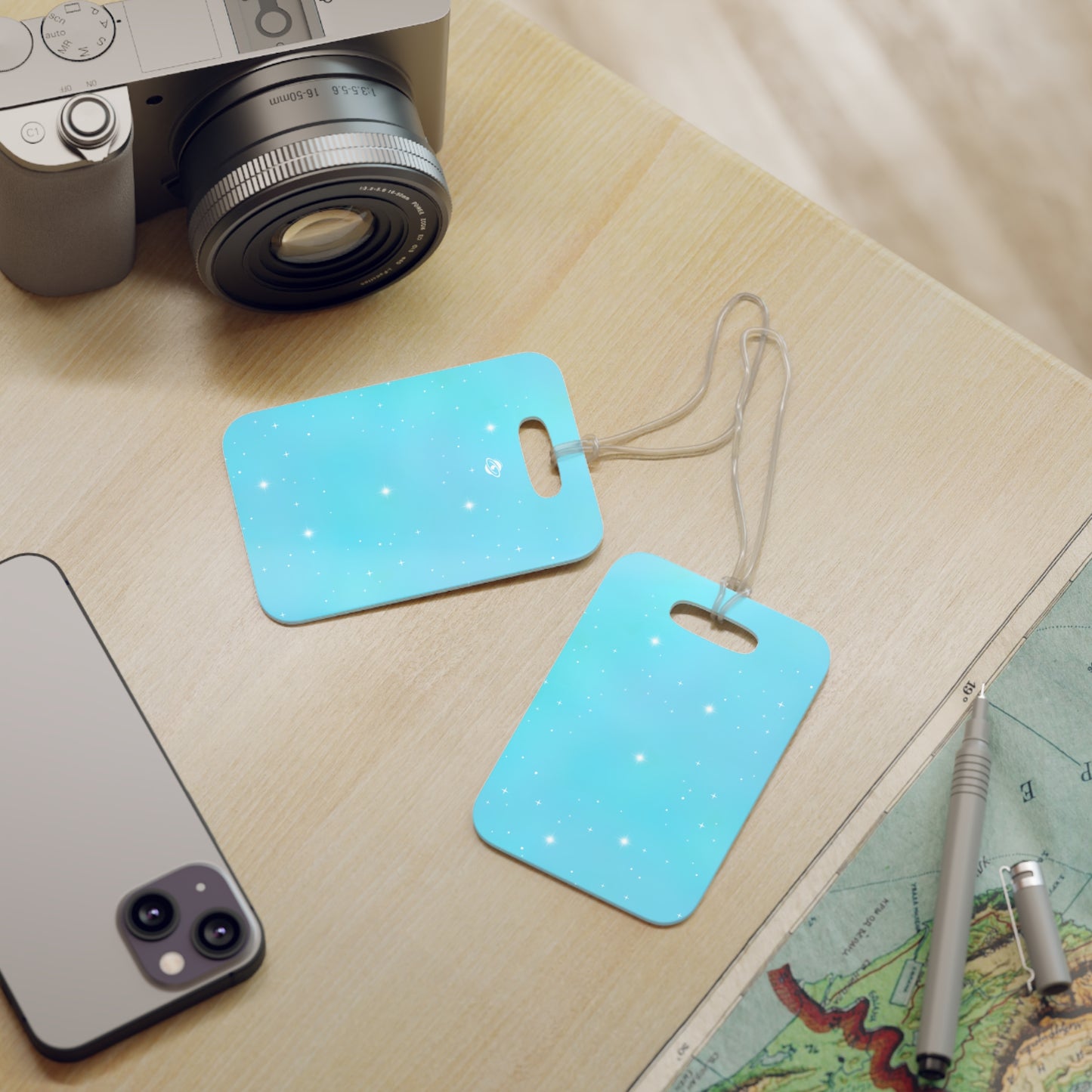 Baby Blue Luggage Tag